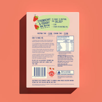 Strawberry & Yoghurt Mini Muffin Mix