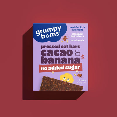 Cacao & Banana Pressed Oat Bars